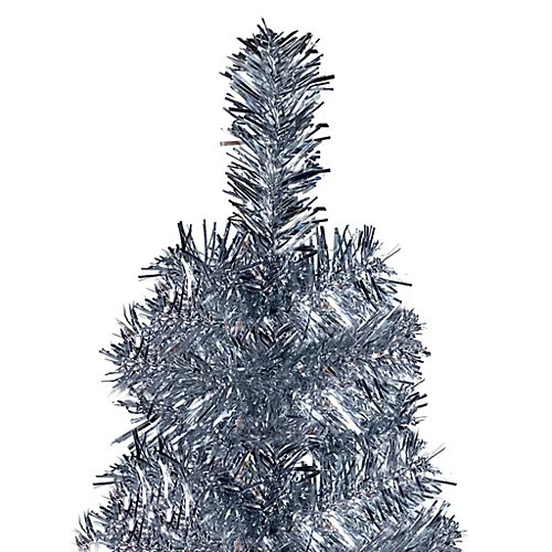 Berkfield Slim Christmas Tree Silver 150 Cm 3 Berkfield Slim Christmas Tree Silver 150 Cm - Image 3