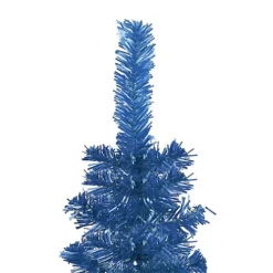Berkfield Slim Christmas Tree With LEDs&Ball Set Blue 150 Cm -Outlet Christmas Decor Store berkfield slim christmas tree with leds ball set blue 150 cm7720286501634 03c MP