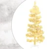 Berkfield Swirl Christmas Tree With Stand And LEDs White 180 Cm PVC