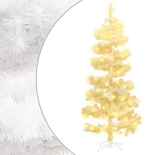 Berkfield Swirl Christmas Tree With Stand And LEDs White 180 Cm PVC 1 Berkfield Swirl Christmas Tree With Stand And LEDs White 180 Cm PVC