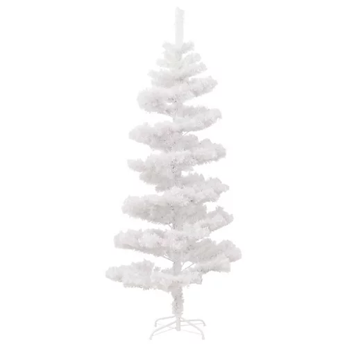 Berkfield Swirl Christmas Tree With Stand And LEDs White 180 Cm PVC 4 Berkfield Swirl Christmas Tree With Stand And LEDs White 180 Cm PVC - Image 4