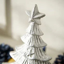 Cast Iron Silver Christmas Tree Stocking Holder -Outlet Christmas Decor Store cast iron silver christmas tree stocking holder5060633940321 04c MP