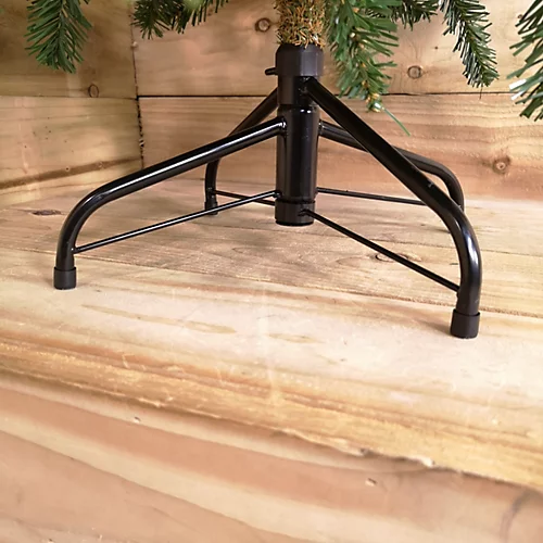 Everlands 120cm (4ft) Green Grandis Fir Real Look Christmas Tree With 575 Tips 2 Everlands 120cm (4ft) Green Grandis Fir Real Look Christmas Tree With 575 Tips - Image 2