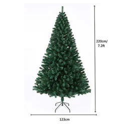 EVRE Artificial Christmas Tree 7ft With PVC Tips Branches & Strong Metal Stand -Outlet Christmas Decor Store evre artificial christmas tree 7ft with pvc tips branches strong metal stand5060381723795 04c MP
