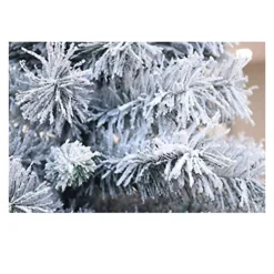 EVRE Snowy White Spruce Artificial Christmas Tree With Pine Cones & Berries 8ft With 1500 PVC Tips, Easy Build Hinged Branches & S -Outlet Christmas Decor Store evre snowy white spruce artificial christmas tree with pine cones berries 8ft with 1500 pvc tips easy build hinged branches s5060381729612 03c MP