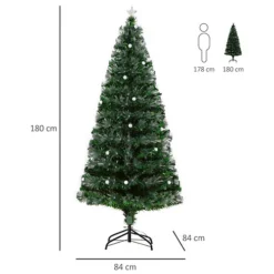 HOMCOM 6ft White Light Artificial Christmas Tree W/ 230 LEDs Star Topper Tri-Base Full Bodied Seasonal Decoration Pre-Lit Home 6 HOMCOM 6ft White Light Artificial Christmas Tree W/ 230 LEDs Star Topper Tri-Base Full Bodied Seasonal Decoration Pre-Lit Home -Outlet Christmas Decor Store homcom 6ft white light artificial christmas tree w 230 leds star topper tri base full bodied seasonal decoration pre lit home5056399113697 03c MP