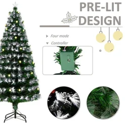 HOMCOM 6ft White Light Artificial Christmas Tree W/ 230 LEDs Star Topper Tri-Base Full Bodied Seasonal Decoration Pre-Lit Home 7 HOMCOM 6ft White Light Artificial Christmas Tree W/ 230 LEDs Star Topper Tri-Base Full Bodied Seasonal Decoration Pre-Lit Home -Outlet Christmas Decor Store homcom 6ft white light artificial christmas tree w 230 leds star topper tri base full bodied seasonal decoration pre lit home5056399113697 06c MP