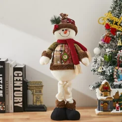 Livingandhome Standing Christmas Decoration Xmas Ornament Snowman Doll Plush Toy -Outlet Christmas Decor Store livingandhome standing christmas decoration xmas ornament snowman doll plush toy0735940257275 04c MP