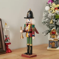Livingandhome Wooden Standing Christmas Ornament Xmas Decoration Nutcracker Soldier Figurine -Outlet Christmas Decor Store livingandhome wooden standing christmas ornament xmas decoration nutcracker soldier figurine0735940257305 03c MP