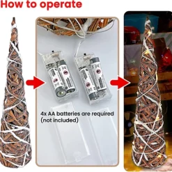 Netagon Christmas 2 Piece Light Up Circular Cone Pyramids Tree Ornament With LED Fairy Lights 7 Netagon Christmas 2 Piece Light Up Circular Cone Pyramids Tree Ornament With LED Fairy Lights -Outlet Christmas Decor Store netagon christmas 2 piece light up circular cone pyramids tree ornament with led fairy lights5053985325908 04c MP