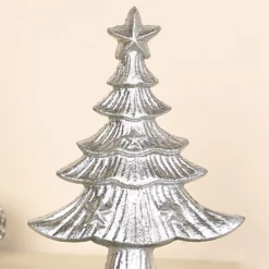 Set Of 2 Cast Iron Silver Christmas Tree Stocking Holders 7 Set Of 2 Cast Iron Silver Christmas Tree Stocking Holders -Outlet Christmas Decor Store set of 2 cast iron silver christmas tree stocking holders5060964608518 04c MP