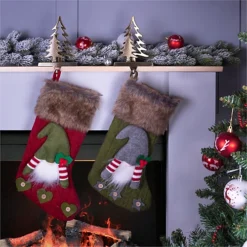 St Helens Home And Garden Set Of 2 Christmas Stocking Holders -Outlet Christmas Decor Store st helens home and garden set of 2 christmas stocking holders5021196842415 04c MP