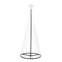 The Christmas Workshop 70619 6FT Outdoor Cone Tree With 573 Micro Warm White Lights
