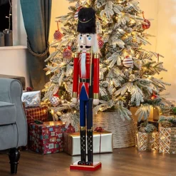 The Christmas Workshop 71059 106cm Tall Wooden Nutcracker Soldier