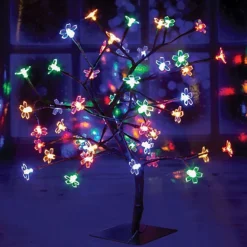The Christmas Workshop 76440 60cm Multi-Coloured LED Blossom Tree