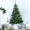 The Christmas Workshop 76820 6ft Traditional Artificial Christmas Tree With Snow & Pine Cones